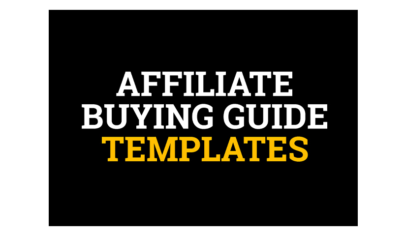 Stephen Hockman – Affiliate Buying Guide Templates