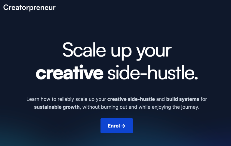 Part-Time Creatorpreneu