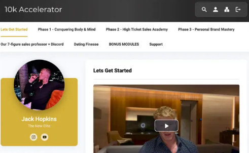 Jack Hopkins – 10K Accelerator Program
