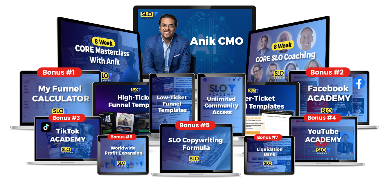 Anik Singal – Self Liquidating Offer Academy (SLO Academy)
